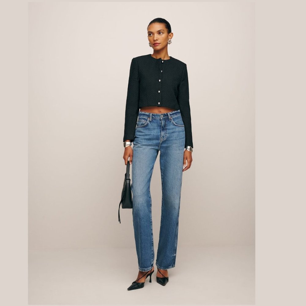 Reformation Trista Jacket + Black